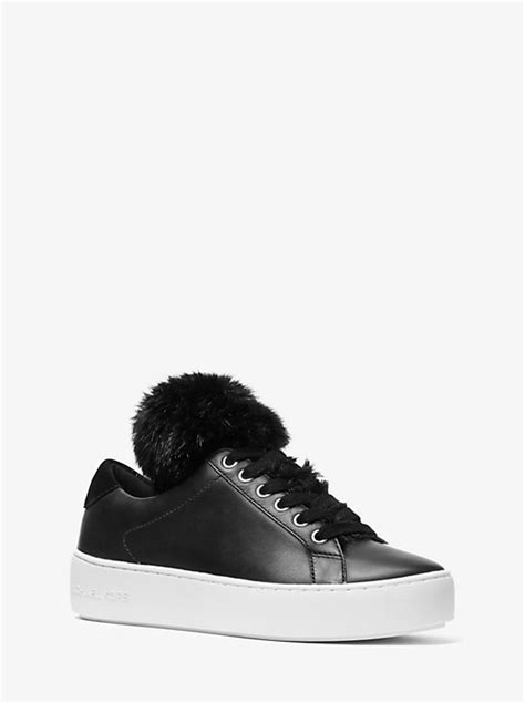 sneakers mindy michael kors|Mindy Faux Fur and Leather Sneaker .